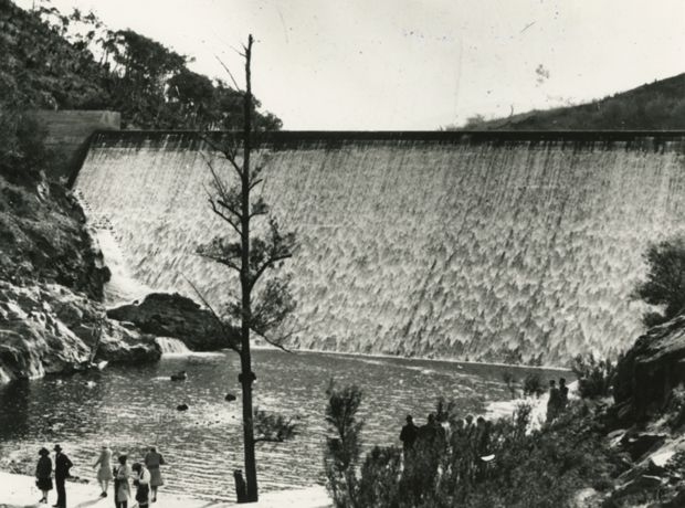 Catter Dam wall